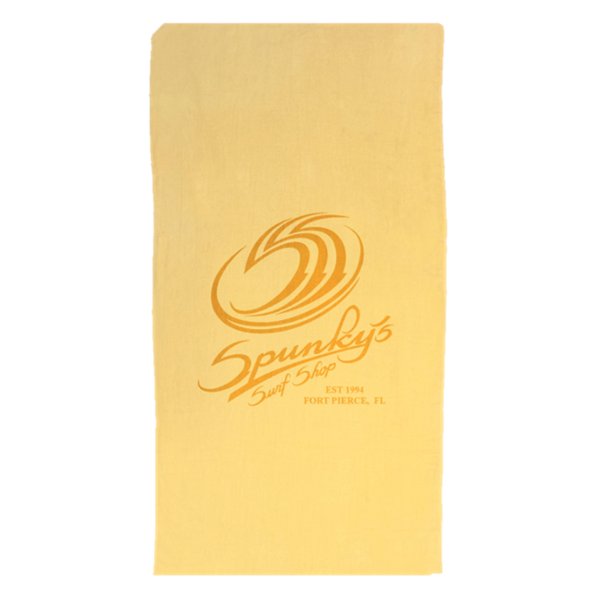 Spunky's Surf Shop - Beach Towel-Towels-Spunky's-Sunshine Yellow-30" x 60"-Spunkys Surf Shop LLC