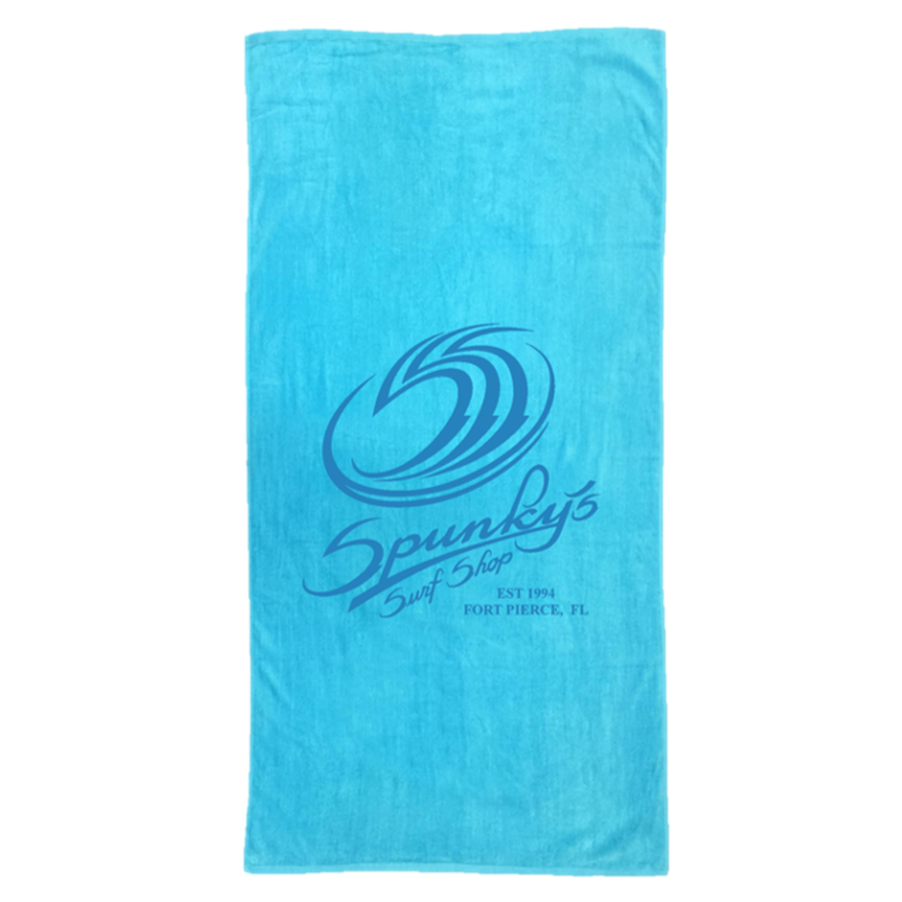 Spunky's Surf Shop - Beach Towel-Towels-Spunky's-Turquoise-30" x 60"-Spunkys Surf Shop LLC