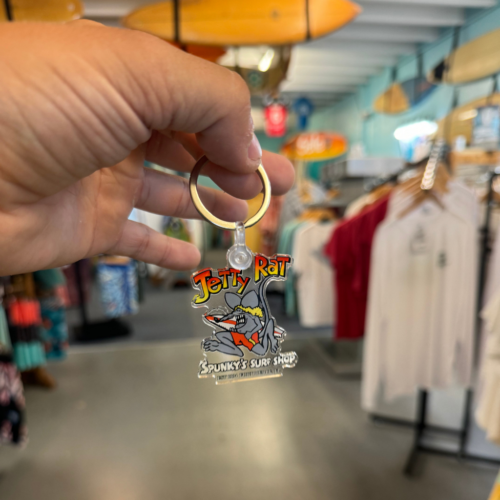 Spunky's Surf Shop - Jetty Rat - Key Chain