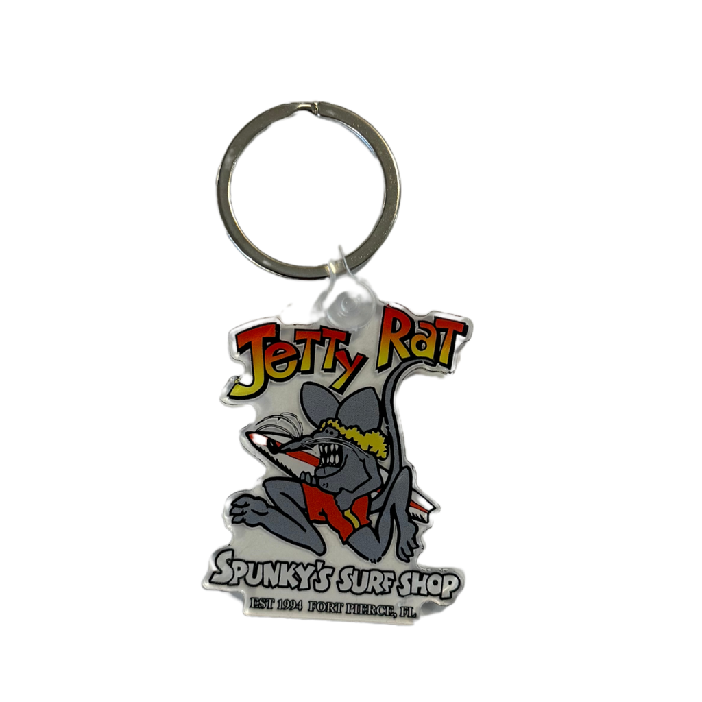 Spunky's Surf Shop - Jetty Rat - Key Chain-Accessories-Spunky's-Jetty Rat-Spunkys Surf Shop LLC