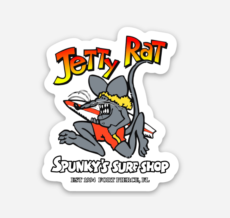 Spunky's Surf Shop - Jetty Rat - Magnet