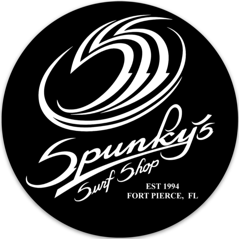 Spunky's Surf Shop - SSS est 1994 - 4" Sticker - Black