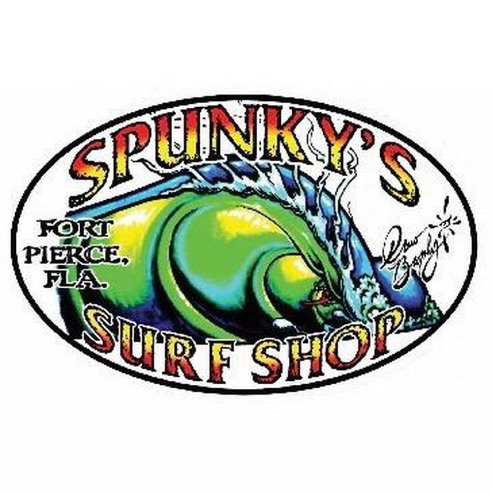 Spunky's Surf Shop - The Wave by Drew Brophy - Sticker