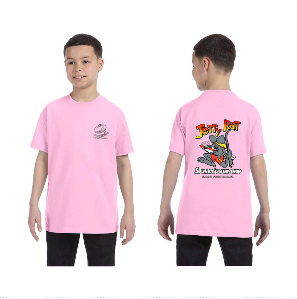 Spunky's - T-Shirt - Jetty Rat - Children-T-Shirts-Spunky's-XS-Light Pink-Spunkys Surf Shop LLC