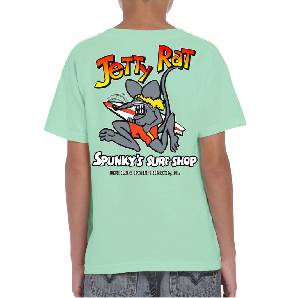 Spunky's - T-Shirt - Jetty Rat - Children-T-Shirts-Spunky's-XS-Mint Green-Spunkys Surf Shop LLC
