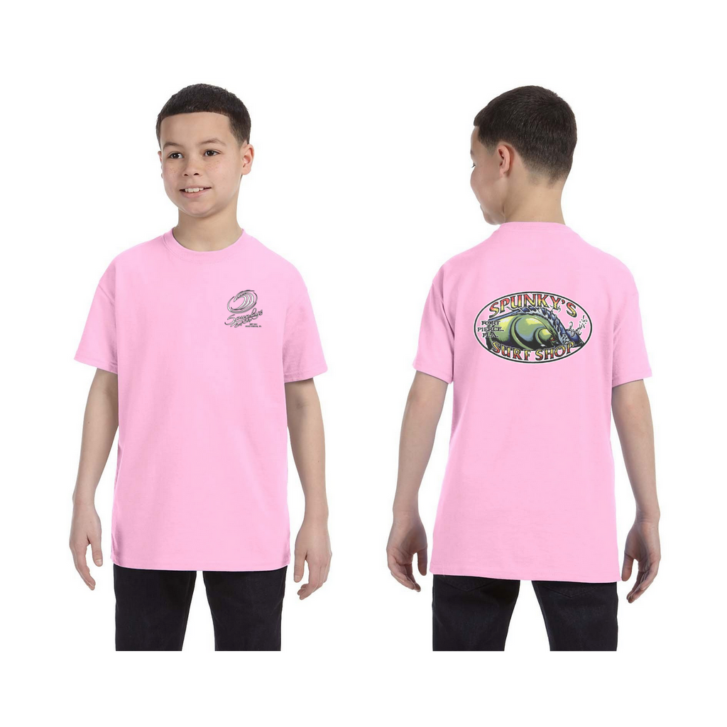 Spunky's - T-Shirt - The Wave - Children-T-Shirts-Spunky's-XS-Children-Light Pink-Spunkys Surf Shop LLC