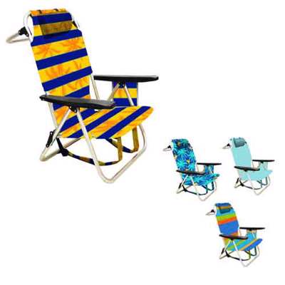 Strand - Aluminum 5-Position with Pillow Backpack Chair-chair-Strand Imports-Aloha-Spunkys Surf Shop LLC