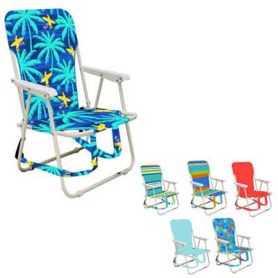 Strand - Pouch and Straps with Steel Frame Backpack Chair-chair-Strand Imports-Aloha Blue-Spunkys Surf Shop LLC