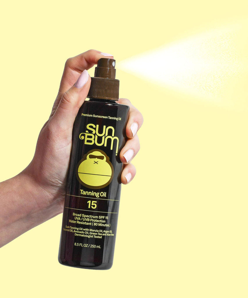 SunBum - SPF 15 Sunscreen Tanning Oil-Tanning-SunBum-8.5 oz-Spunkys Surf Shop LLC