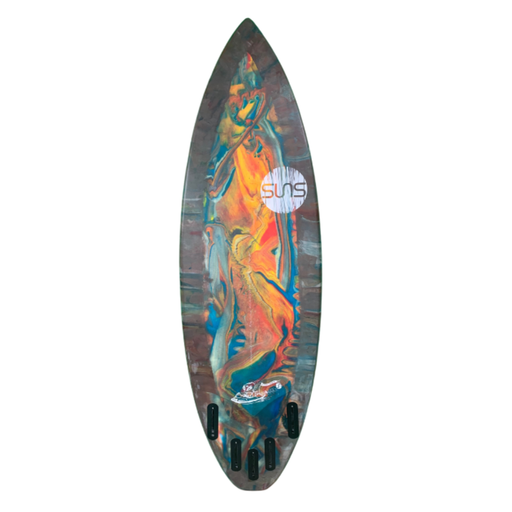 Sunova - Alpha Centauri - Suns Tec - Surfboard-Shortboards-Sunova-4'8"-Blue/Pink-Spunkys Surf Shop LLC