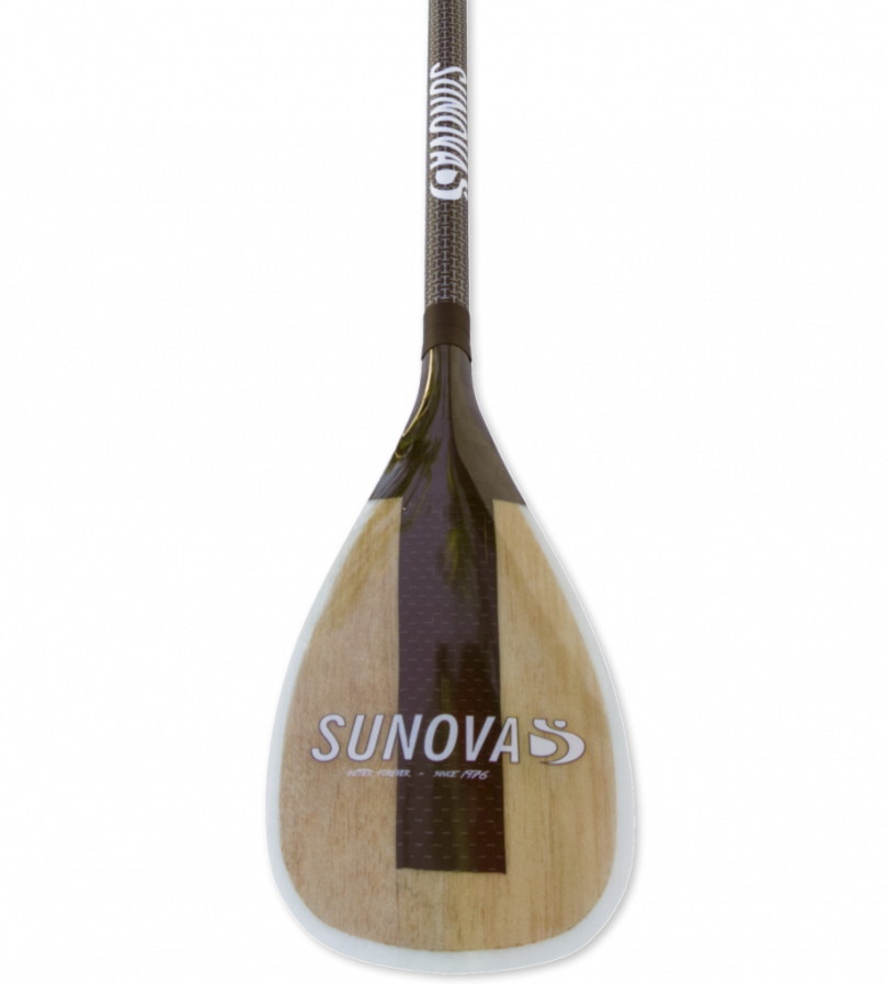 Sunova - Balsa Paddle with Innegra Carbon Shaft
