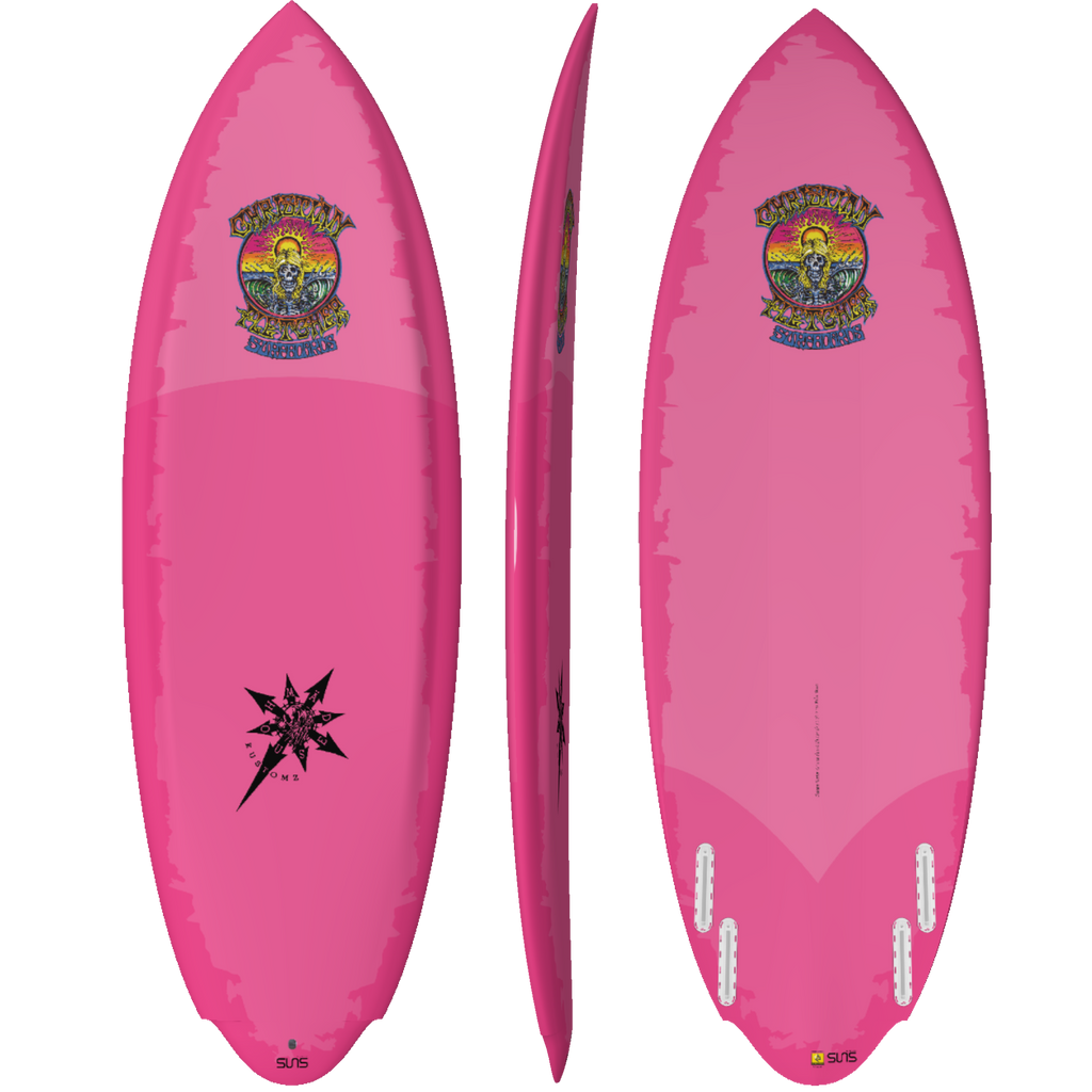 Sunova - Christian Fletcher - Doheny - Suns Tec-Funboards-Sunova-Pink-5'0-Spunkys Surf Shop LLC