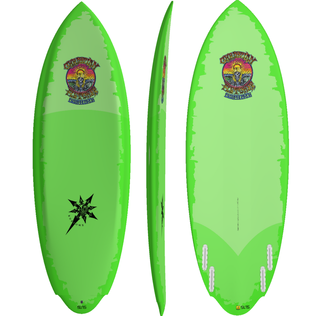 Sunova - Christian Fletcher - Doheny - Suns Tec-Funboards-Sunova-Green-5'0-Spunkys Surf Shop LLC