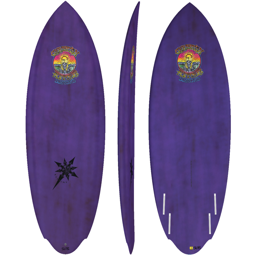 Sunova - Christian Fletcher - Doheny - Suns Tec-Funboards-Sunova-Purple Haze-5'0-Spunkys Surf Shop LLC