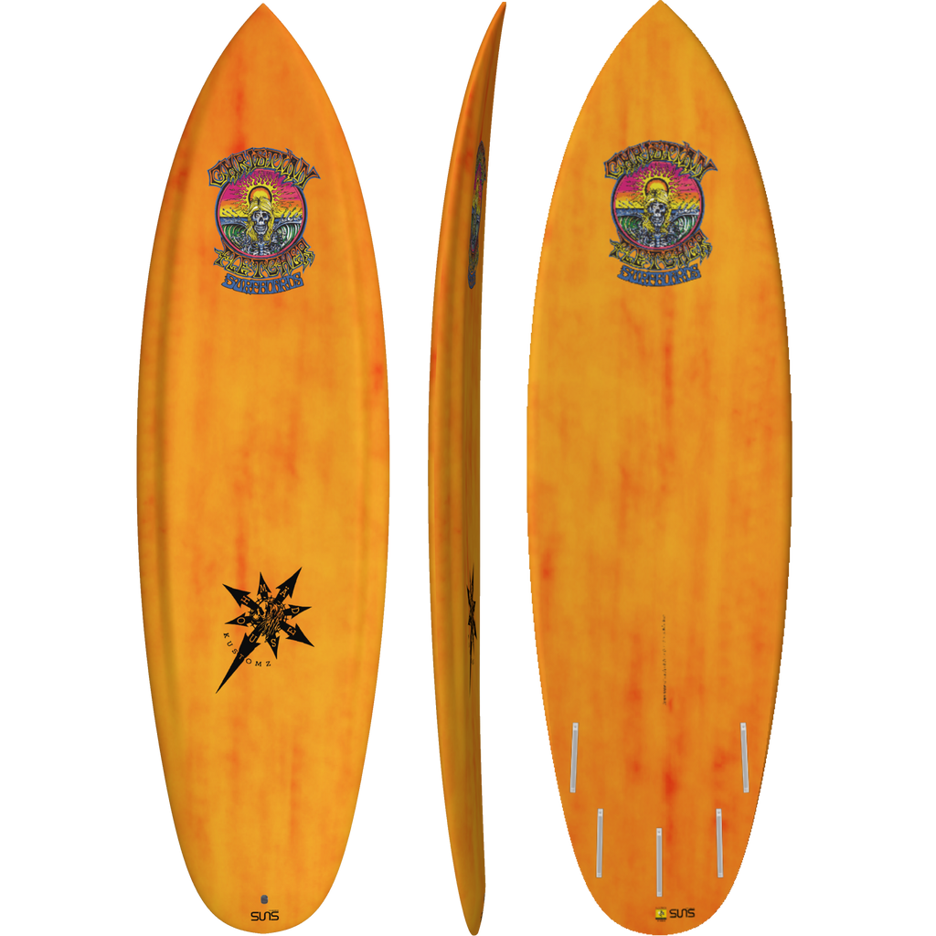 Sunova - Christian Fletcher - Loose Juice - Suns Tec-Shortboards-Sunova-Sunset Orange-5'9"-Spunkys Surf Shop LLC