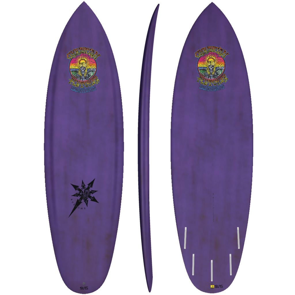 Sunova - Christian Fletcher - Loose Juice - Suns Tec-Shortboards-Sunova-Purple-5'9"-Spunkys Surf Shop LLC