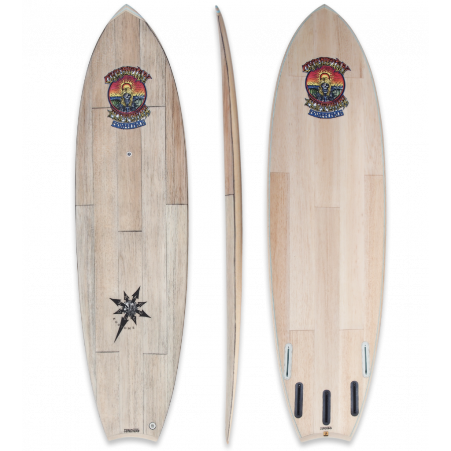 LP2枚　Pastel Coast - Hovercraft 、Sun Album Surf - Sunstone (hovercraft) 5'8