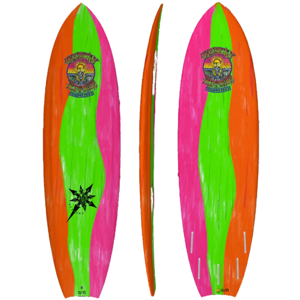 Sunova - Christian Fletcher - Moon Tail - Suns Tec-Shortboards-Sunova-Pink-5'7"-Spunkys Surf Shop LLC