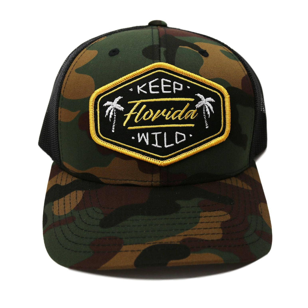 Sunshine State - Keep Florida Wild - Hat - Camo-Hats-Sunshine State-Spunkys Surf Shop LLC