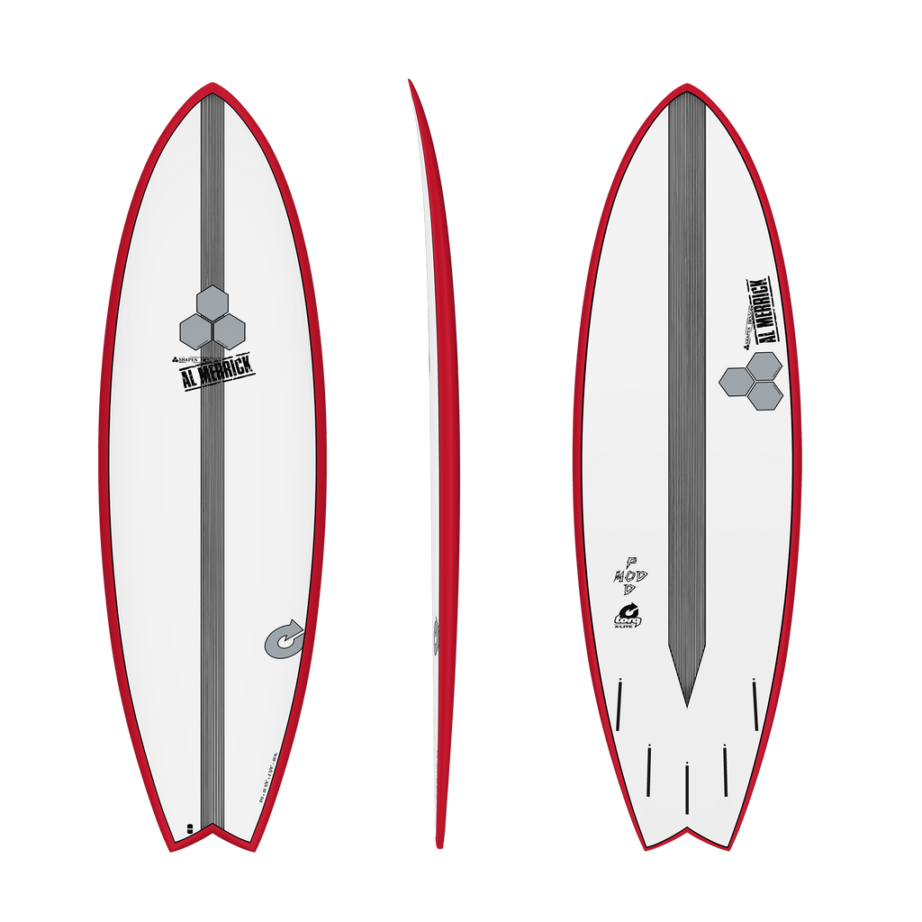 Torq - Channel Islands - X Lite Pod Mod - Surfboard-Shortboards-Channel Islands-Red-5'6"-Spunkys Surf Shop LLC