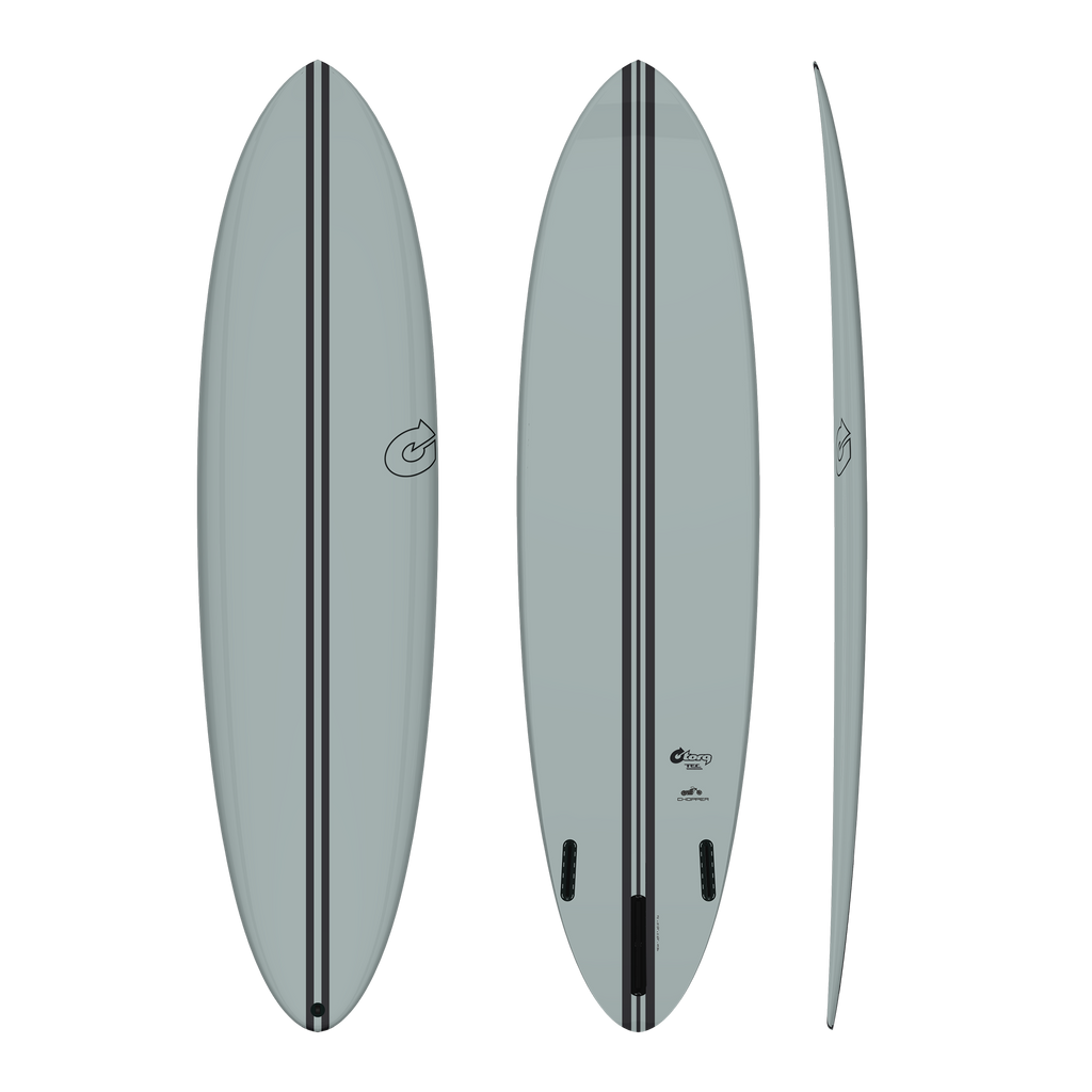 Torq - Chopper TEC - Surfboard-Funboards-Torq-Gray Polished-6'10"-Spunkys Surf Shop LLC
