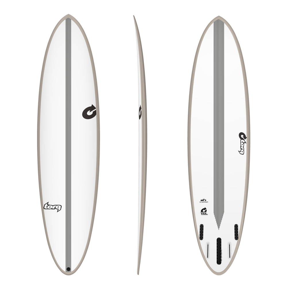 Torq - Chopper TEC - Surfboard-Funboards-Torq-Stone Rail-6'10"-Spunkys Surf Shop LLC