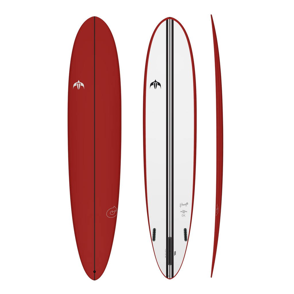 Torq - Delpero Pro TEC - Surfboard-Longboards-Torq-Red-9'1"-Spunkys Surf Shop LLC