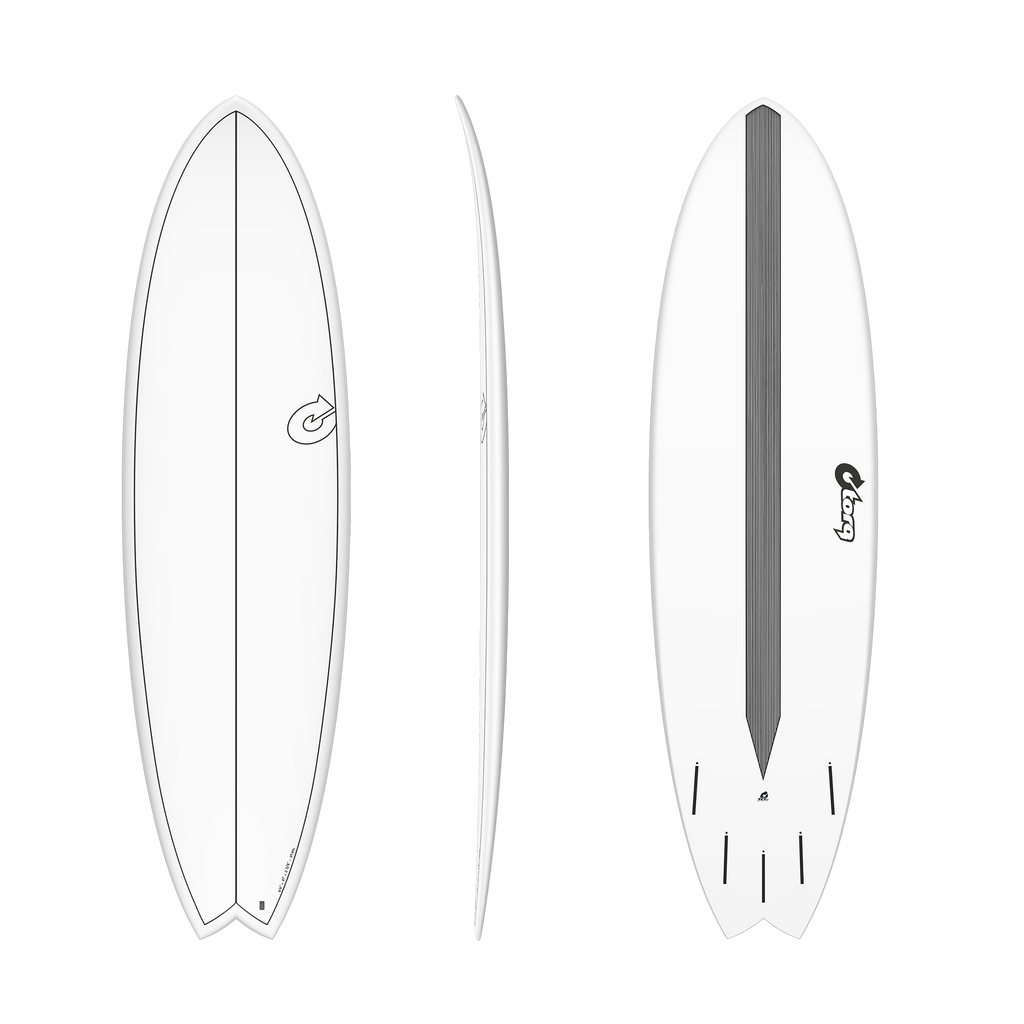 Torq - Fish TET-CS - Surfboard-Funboards-Torq-White-5'11"-Spunkys Surf Shop LLC