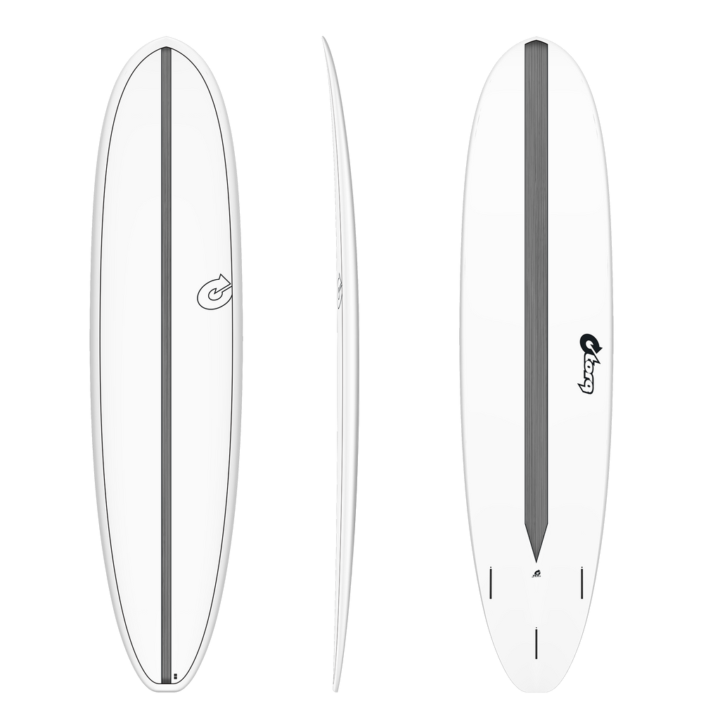 Torq - Fun - TET- CS - Surfboard-Funboards-Torq-White-7'4"-Spunkys Surf Shop LLC