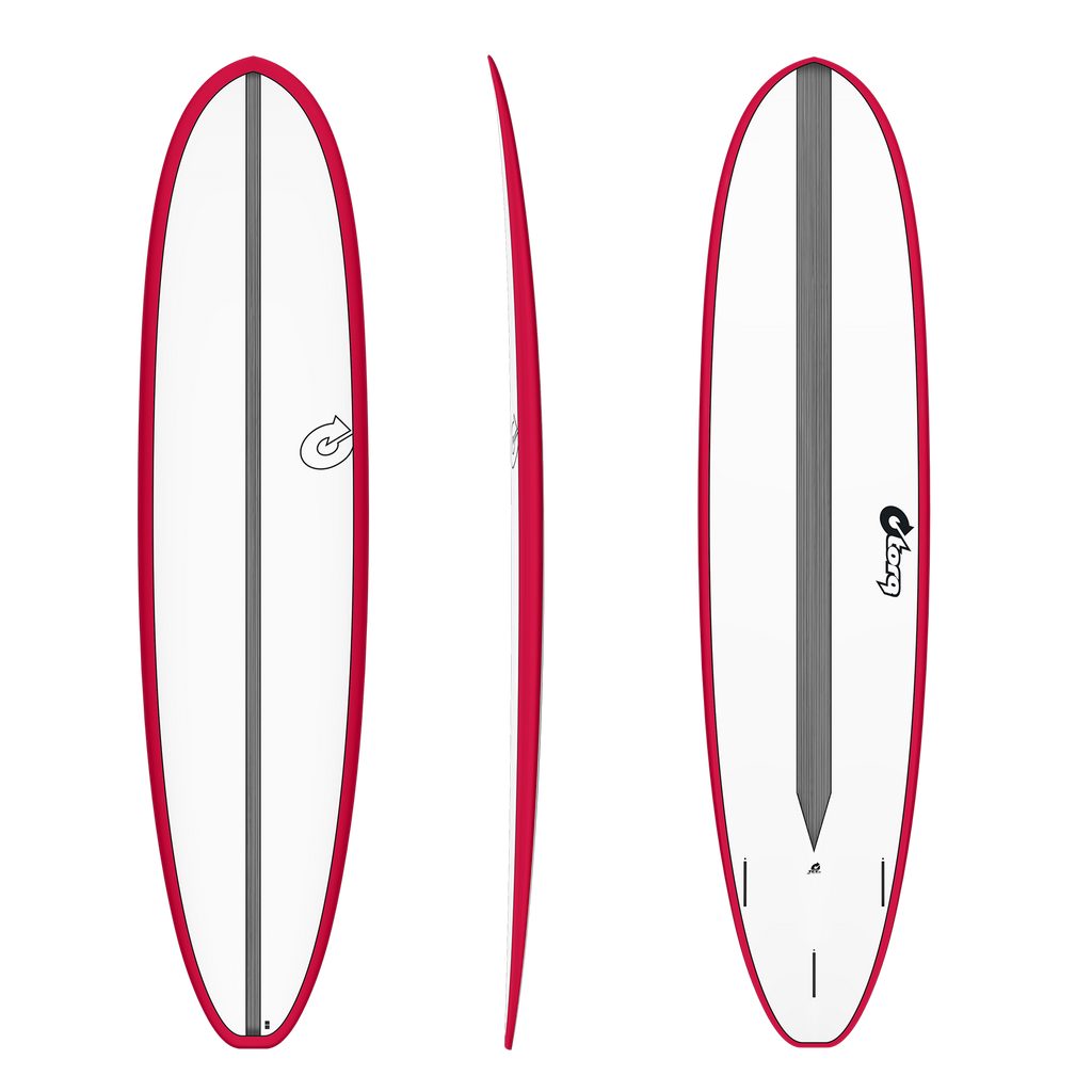 Torq - Fun - TET- CS - Surfboard-Funboards-Torq-Red-7'4"-Spunkys Surf Shop LLC