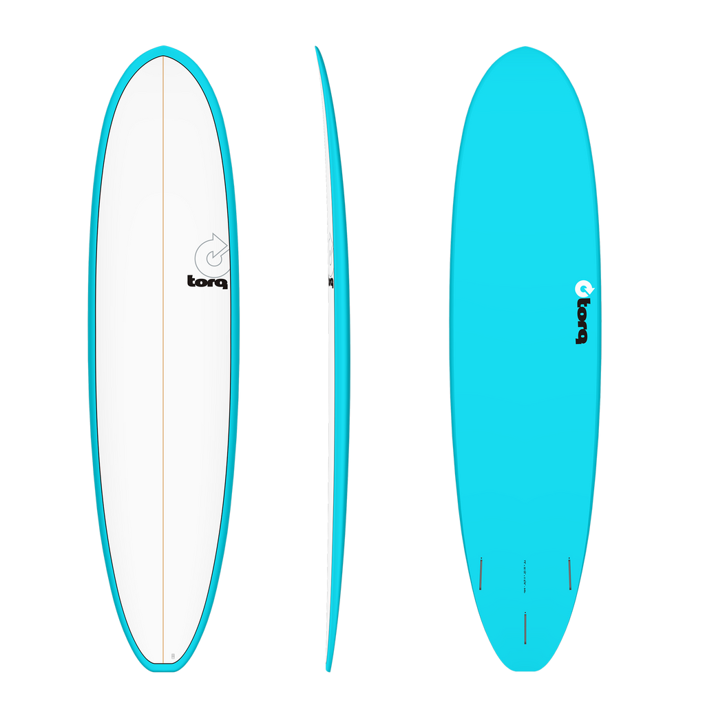 Torq - Fun V+ TET - Surfboard-Funboards-Torq-Blue-7'4"-Spunkys Surf Shop LLC