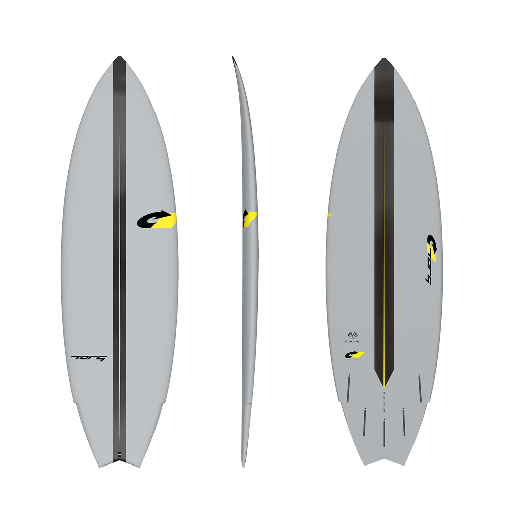 Torq - Go Kart ACT - Surfboard-Shortboards-Torq-Gray-5'10"-Spunkys Surf Shop LLC