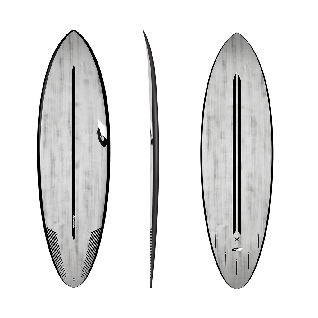 Torq - Multiplier ACT - Surfboard-Shortboards-Torq-Black Rails / Brushed Gray-5'8-Spunkys Surf Shop LLC