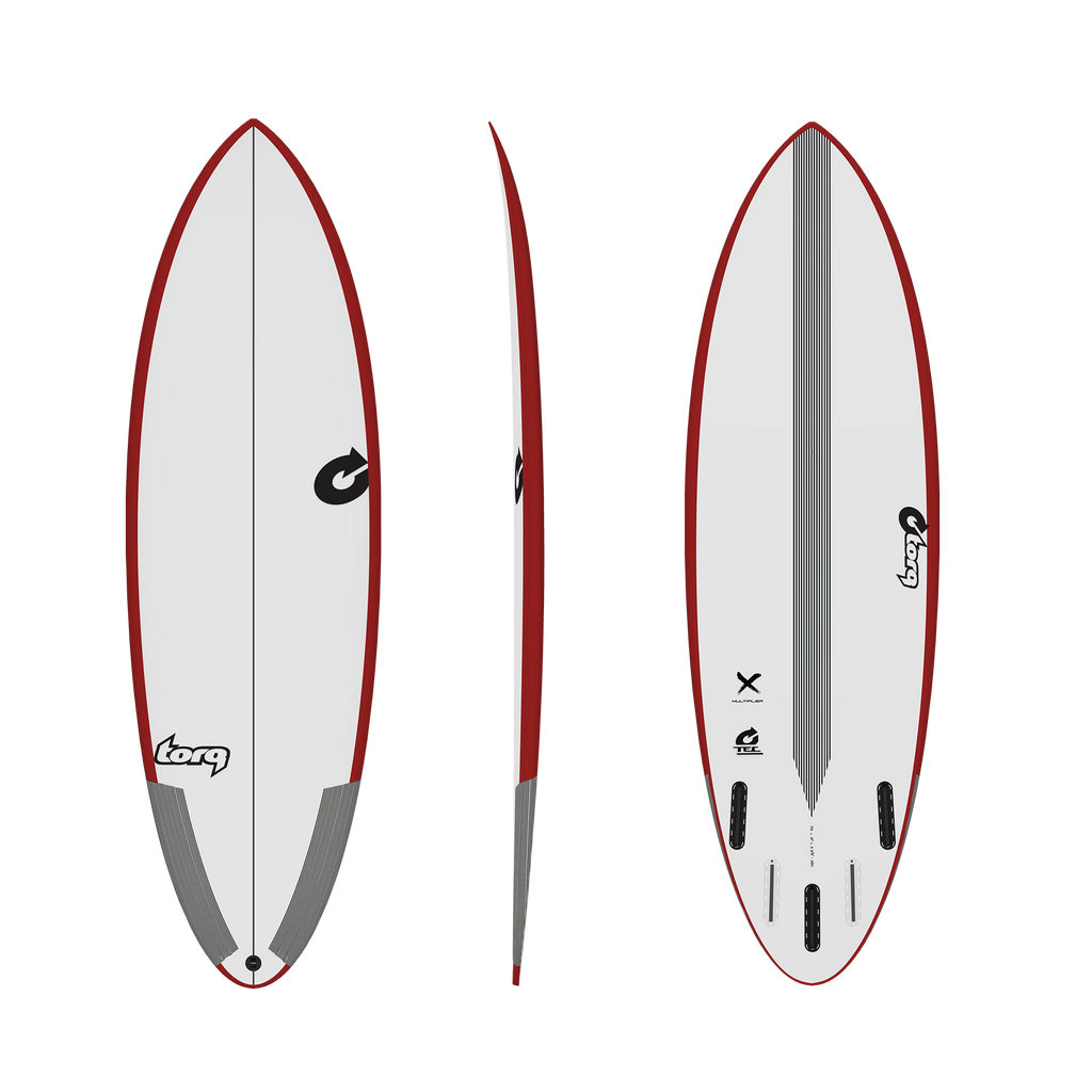 Torq - Multiplier TEC - Surfboard-Shortboards-Torq-Burgundy Rails-5'6"-Spunkys Surf Shop LLC
