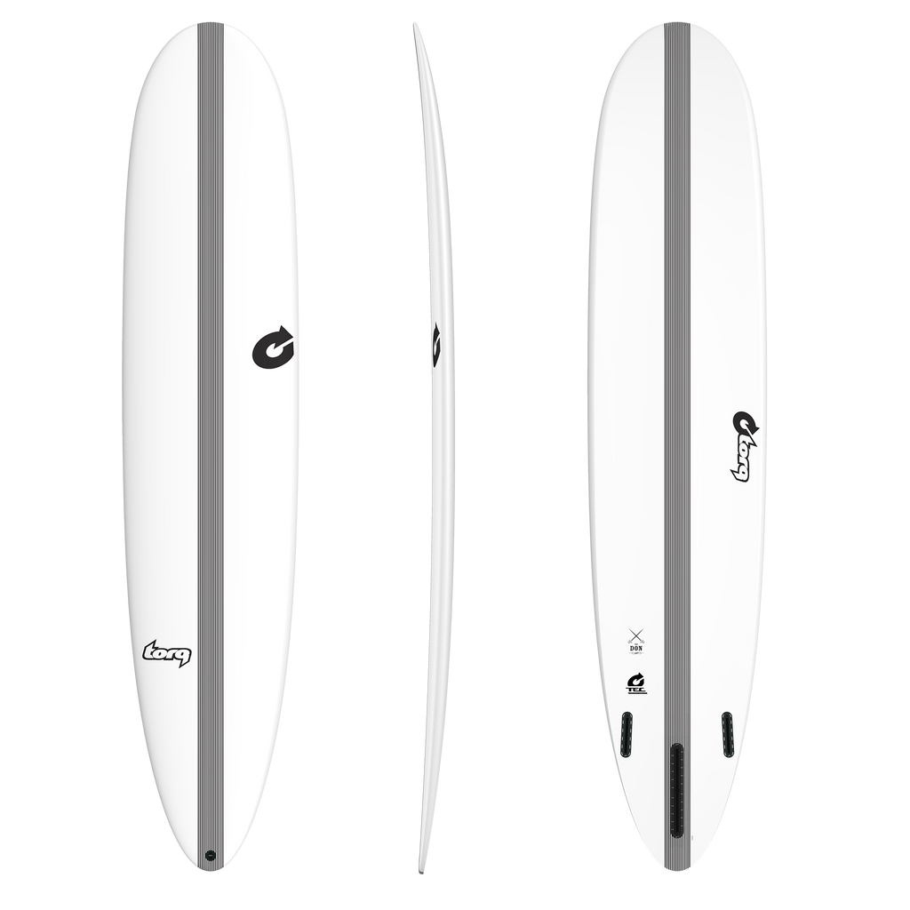 Torq - The Don TEC - Surfboard-Longboards-Torq-White-9'0"-Spunkys Surf Shop LLC