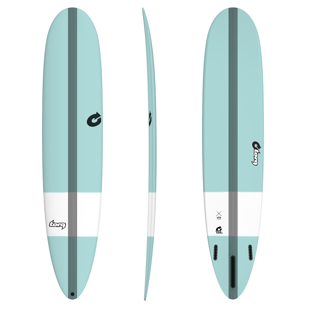 Torq - The Don TEC - Surfboard-Longboards-Torq-Seagreen & White-8'6"-Spunkys Surf Shop LLC