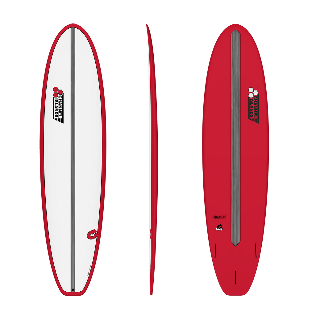 Torq - X Lite Chancho - Surfboard-Funboards-Channel Islands-Pinline Red-7'0"-Spunkys Surf Shop LLC