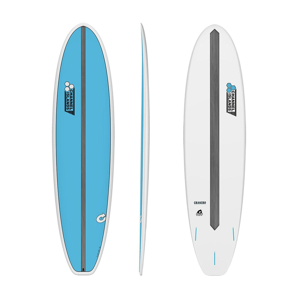 Torq - X Lite Chancho - Surfboard-Funboards-Channel Islands-White & Blue Deck-7'0"-Spunkys Surf Shop LLC