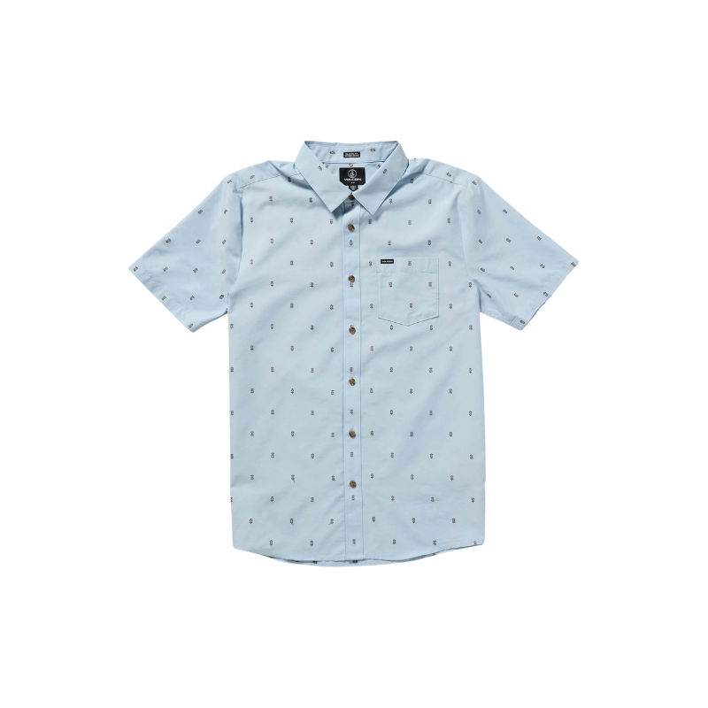 Volcom - Bankstone Short Sleeve - Shirt - Mens-Shirts-Volcom-S-Poolside-Spunkys Surf Shop LLC