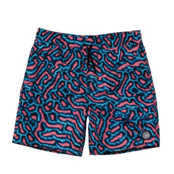 Volcom - Coral Morph Ew Trunk - Board Shorts - Mens-Board Shorts-Volcom-M-Mens-Pink-Spunkys Surf Shop LLC