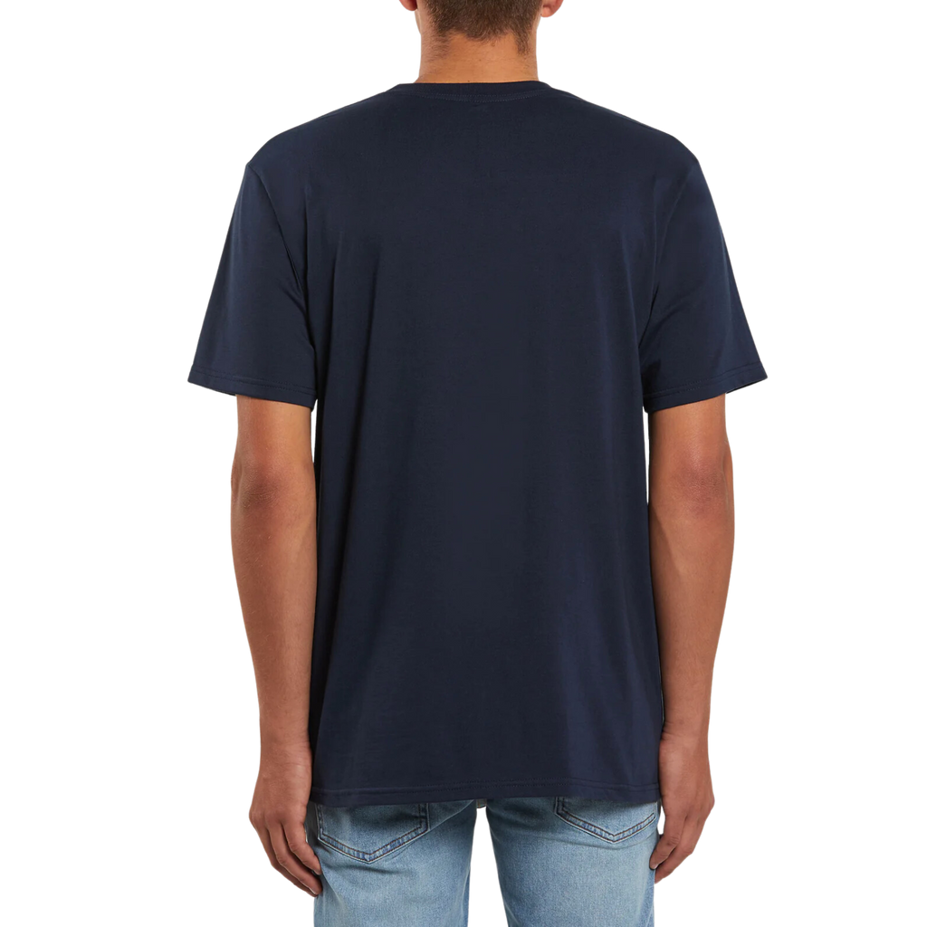 Volcom - Crisp Stone Short Sleeve - T shirt - Men-T-Shirts-Volcom-S-Mens-Navy-Spunkys Surf Shop LLC