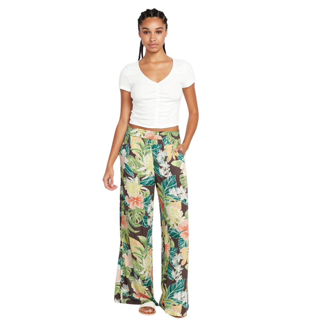 Volcom - Excapism - Pants - Women-Pants-Volcom-XS-Women-Slate Grey-Spunkys Surf Shop LLC