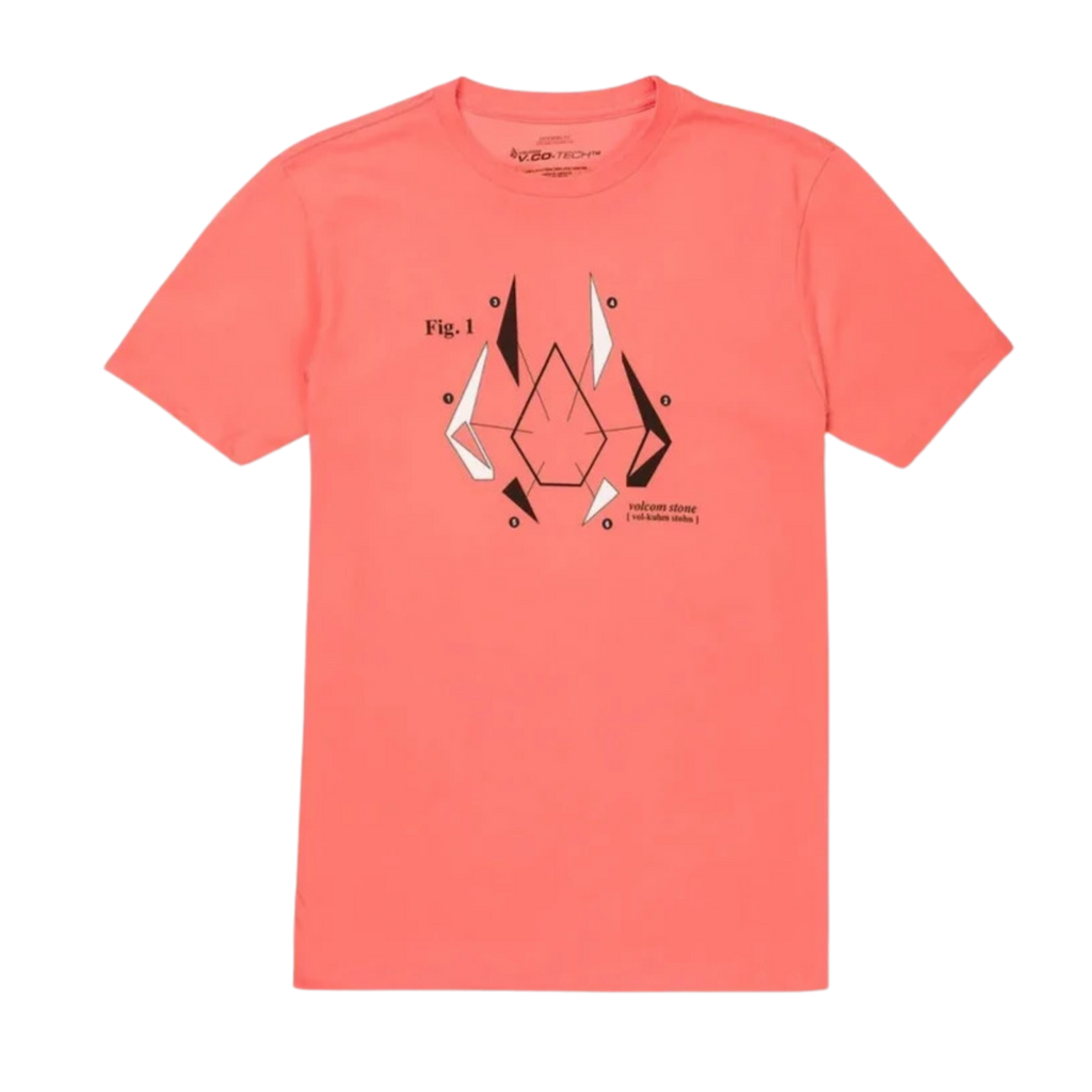 Volcom - Figure One Tech Short Sleeve  - T-Shirts - Men