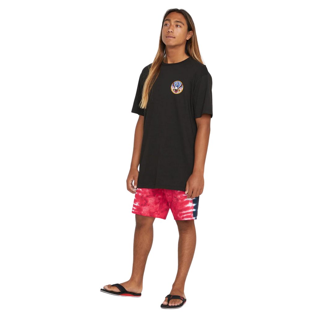 Volcom - Freedomeagle Short Sleeve - T-Shirts - Men-T-Shirts-Volcom-S-Men-Black-Spunkys Surf Shop LLC