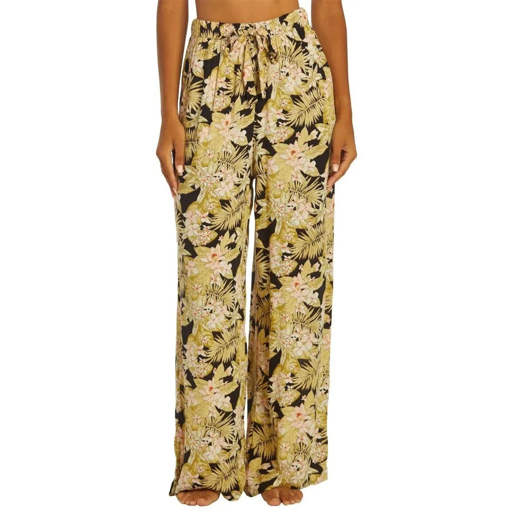 Volcom - Frondly Fire - Pants - Womens-Pants-Volcom-XS-Womens-Black Combo-Spunkys Surf Shop LLC