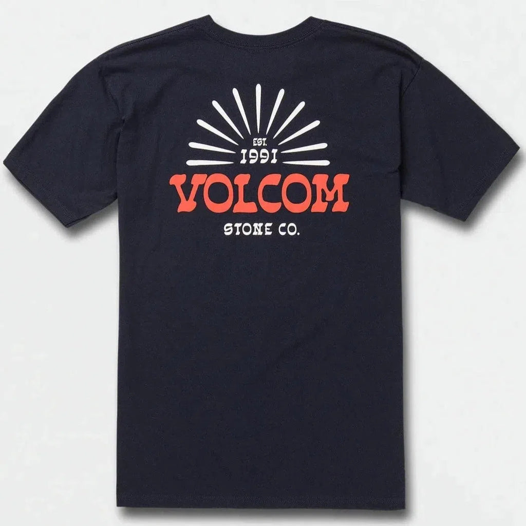 Volcom - Frostynation Shord Sleeve - T-Shirts - Mens-T-Shirts-Volcom-S-Mens-Nvy-Spunkys Surf Shop LLC