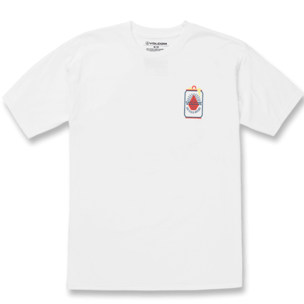 Volcom - Frostynation Shord Sleeve - T-Shirts - Mens-T-Shirts-Volcom-S-Mens-Wht-Spunkys Surf Shop LLC