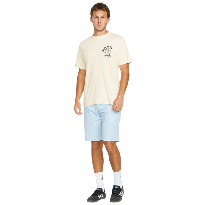 Volcom - Gatornation Short Sleeve - Tee - Mens-Tees-Volcom-Off White Heather-S-Spunkys Surf Shop LLC