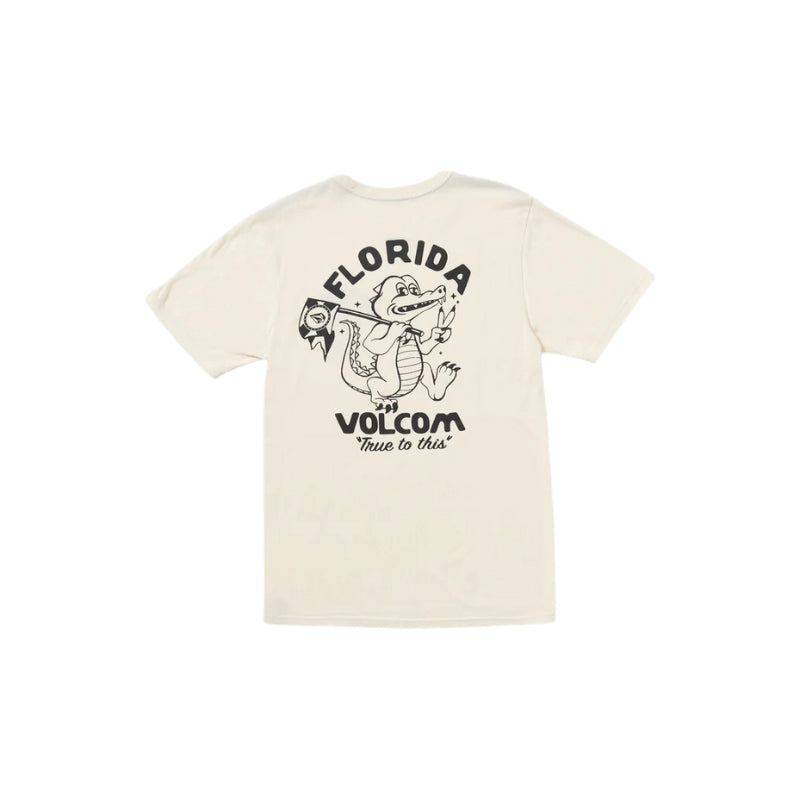 Volcom - Gatornation Short Sleeve - Tee - Mens-Tees-Volcom-Off White Heather-S-Spunkys Surf Shop LLC