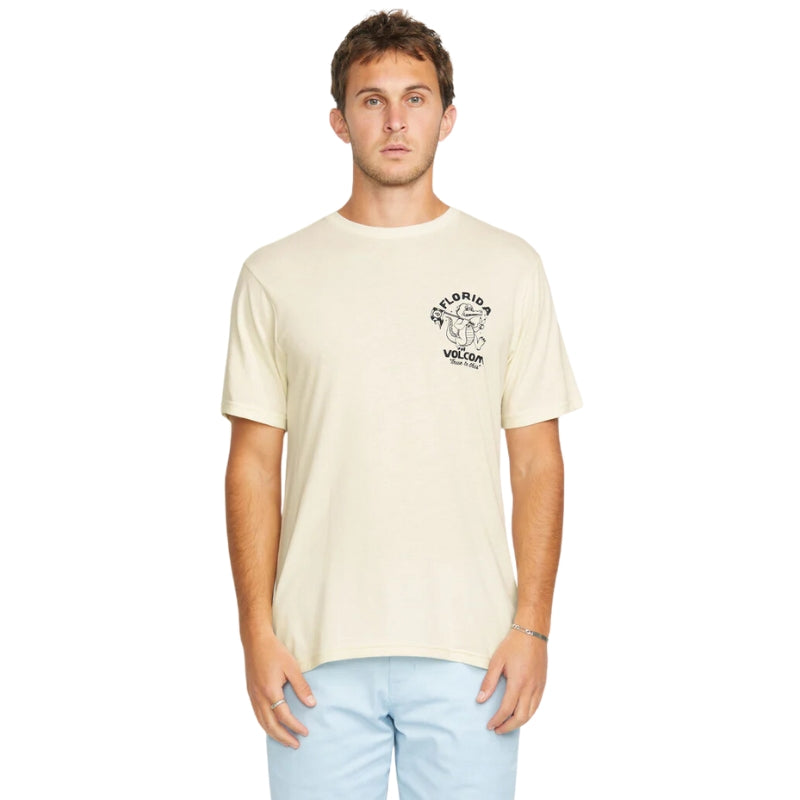 Volcom - Gatornation Short Sleeve - Tee - Mens-Tees-Volcom-Off White Heather-S-Spunkys Surf Shop LLC